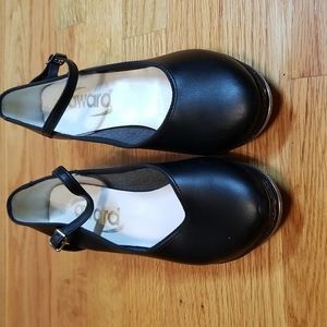 High heel tap shoes black 5.5